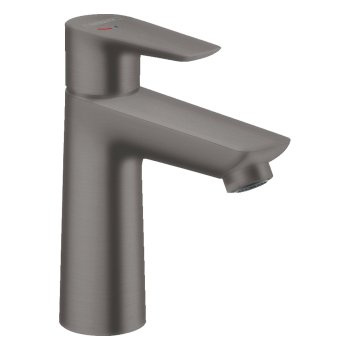 Baterie pentru lavoar Hansgrohe Talis E, CoolStart, cu ventil pop-up, crom negru periat